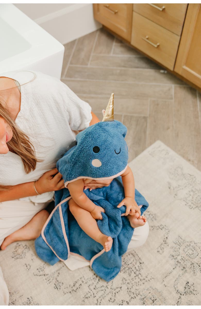 Copper Pearl Nori Character Hooded Towel, Alternate, color, Nori