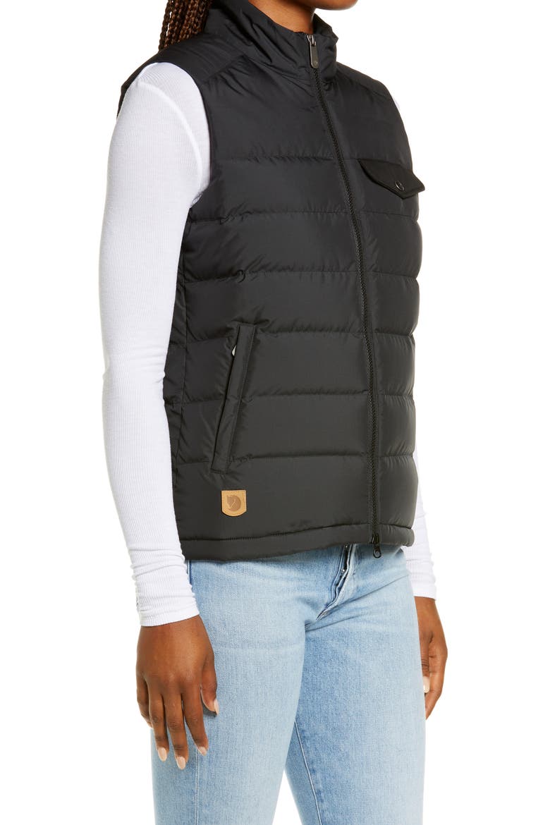 Greenland Water Repellent Down Liner Vest, Alternate, color, BLACK