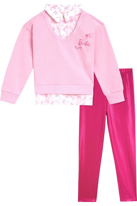Fleece Sweatshirt and Leggings Set