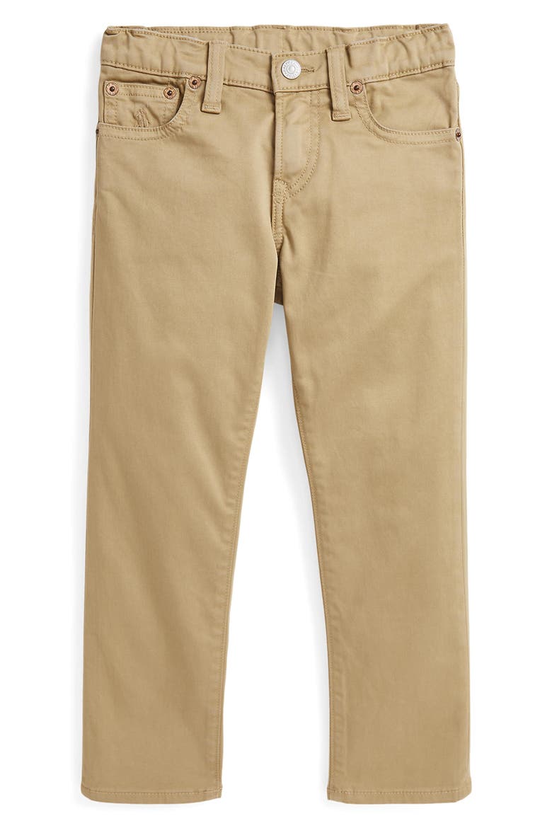 Kids' Sullivan Slim Fit Five Pocket Pants, Main, color, KHAKI