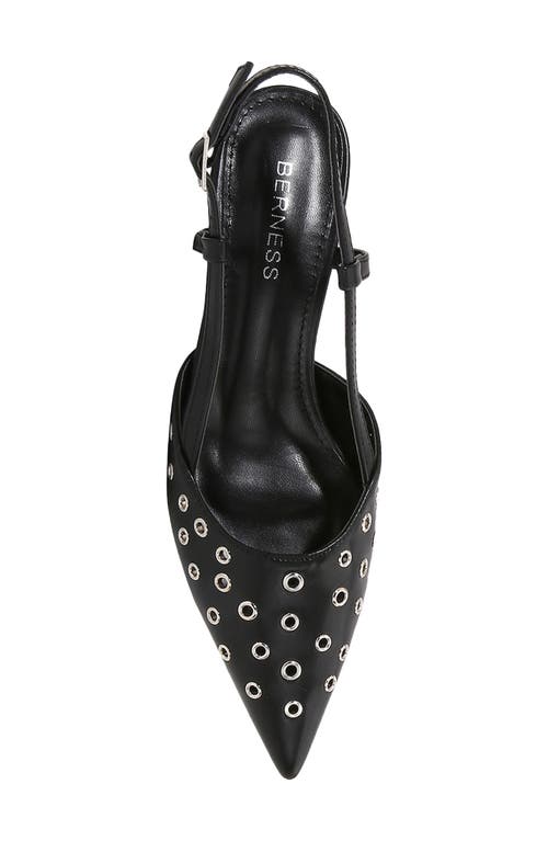 BERNESS BERNESS ADELINE GROMMET POINTED TOE SLINGBACK PUMP 