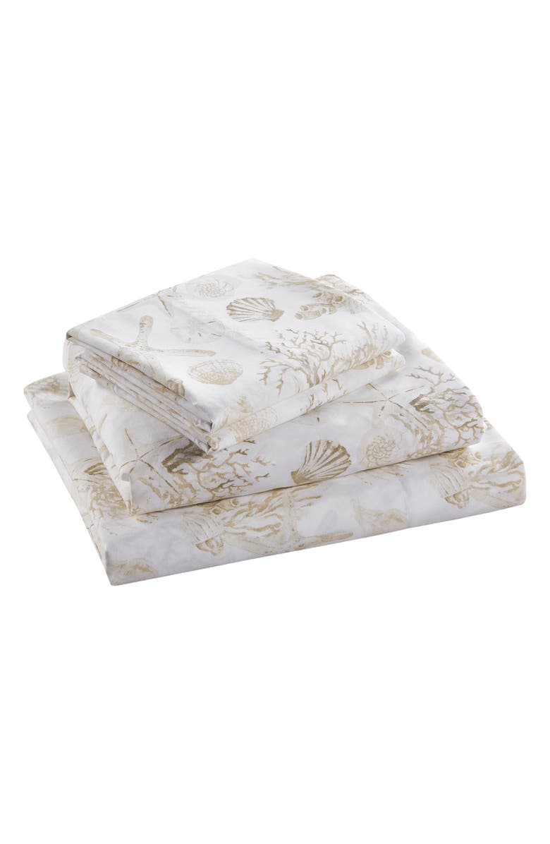 VCNY HOME Seaside Collection Sea Stars Sand Bed-in-a-Bag Quilt Set ...