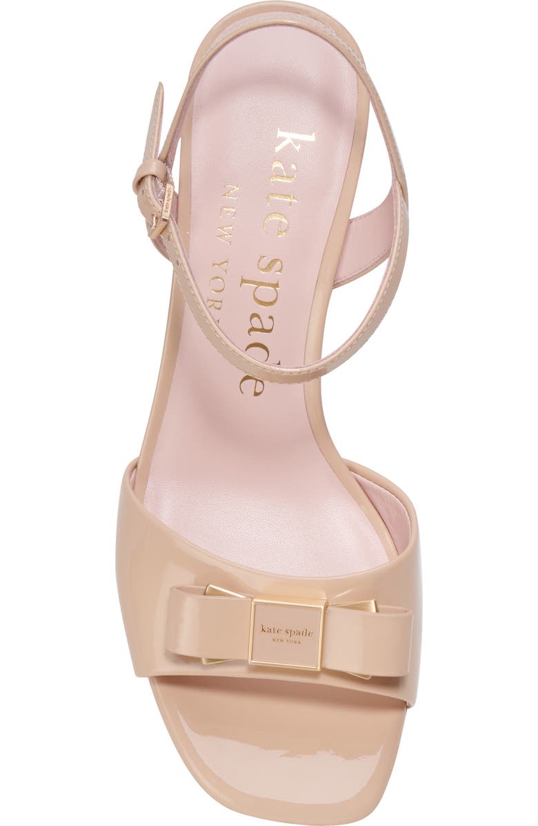 Kate Spade New York bowdie quarter strap sandal, Alternate, color, Beach Sand