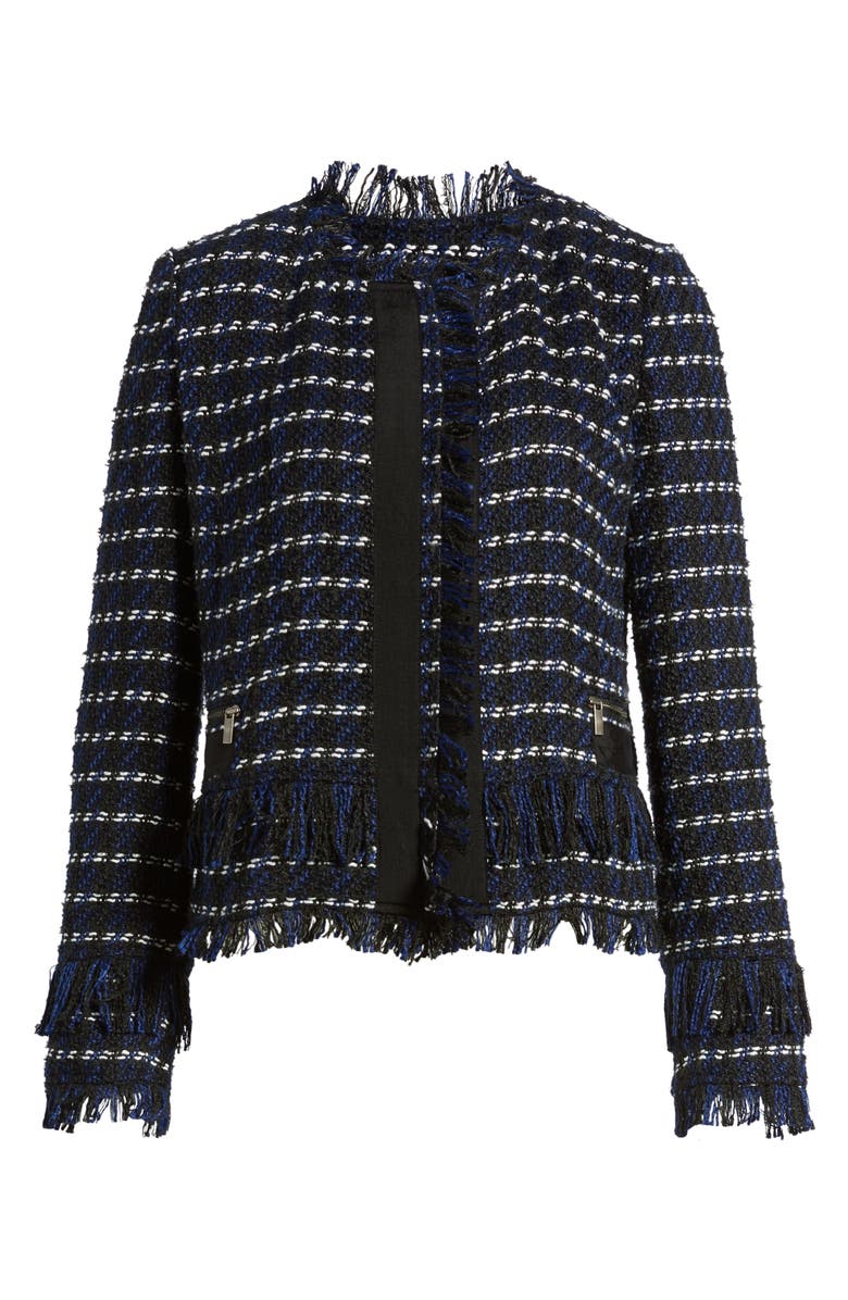 Halogen<sup>®</sup> RAW EDGE TWEED JACKET, Alternate, color,