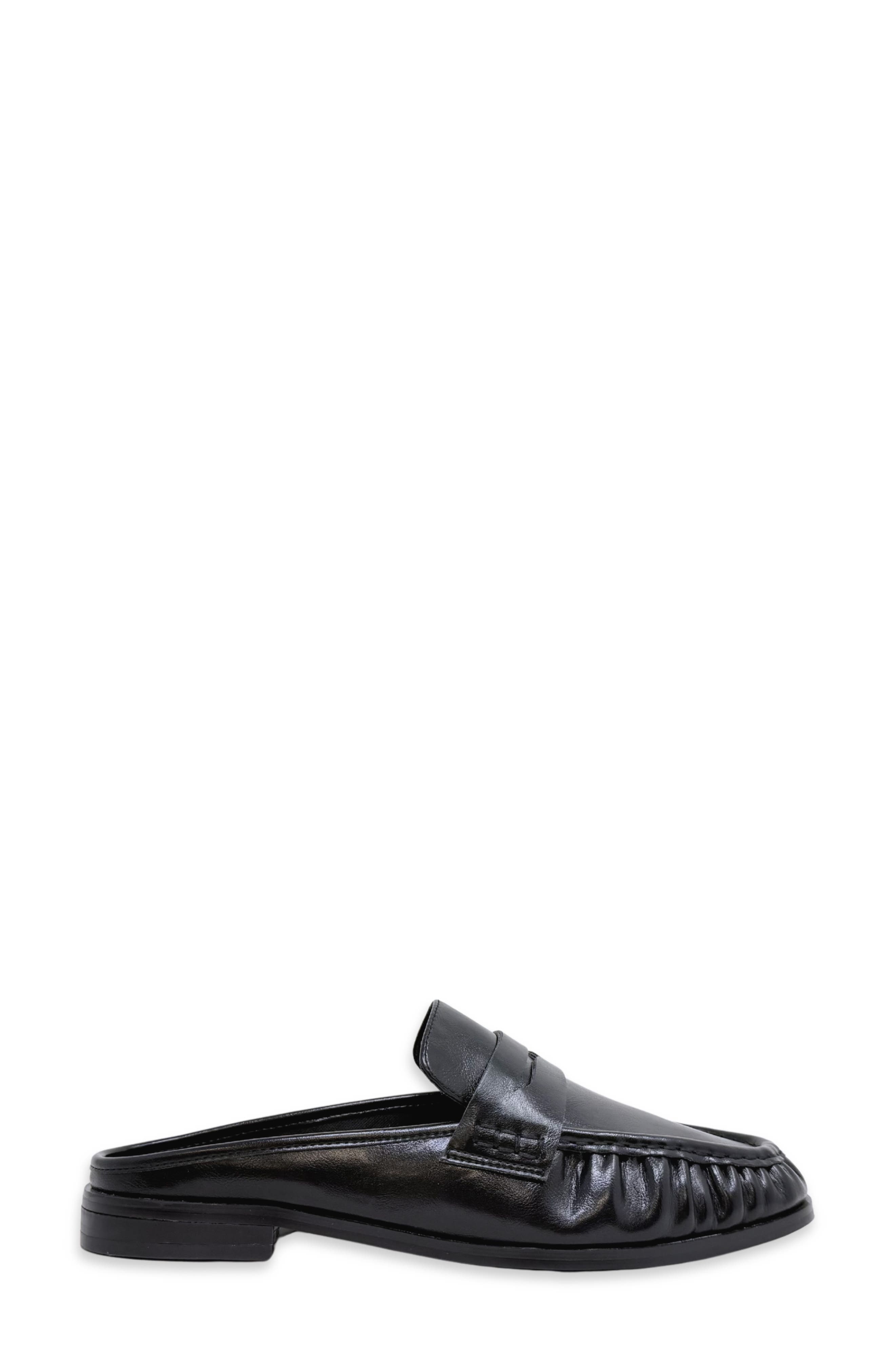 Tuscany Flat Mule, Alternate, color, BLACK