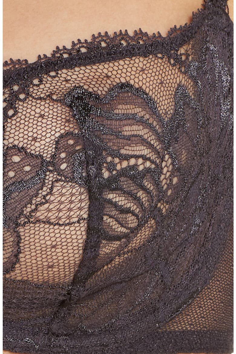 Promesse Underwire Demi Bra, Alternate, color, ANTHRACITE