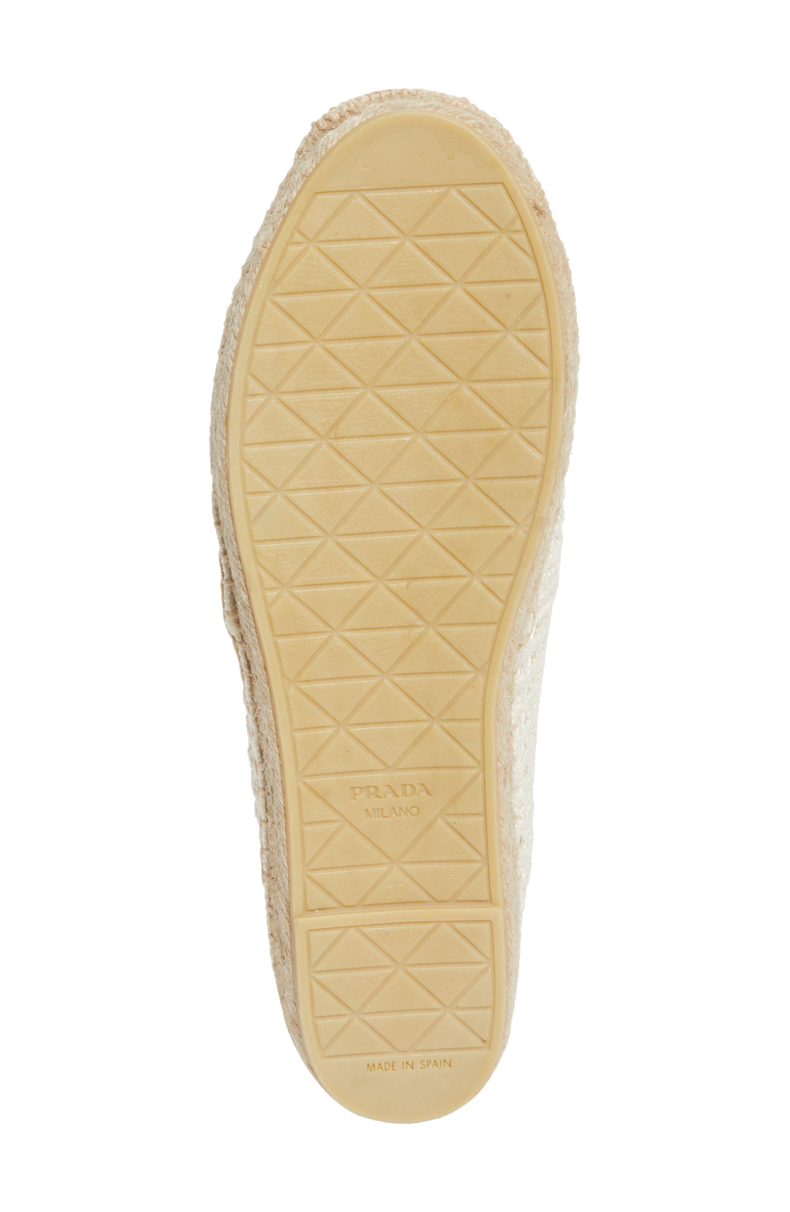 Crochet Espadrille, Alternate, color, AVORIO
