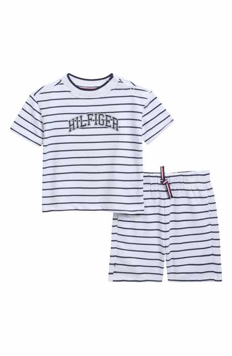 Tommy Hilfiger Stripe Tee & Shorts Set