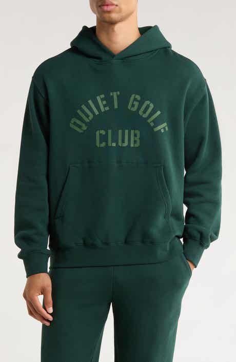 Quiet Golf Stencil Logo Cashmere Hoodie