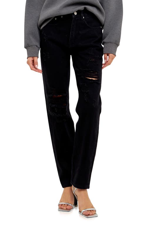 Grey Lab '90s Distressed Jeans in Black  product