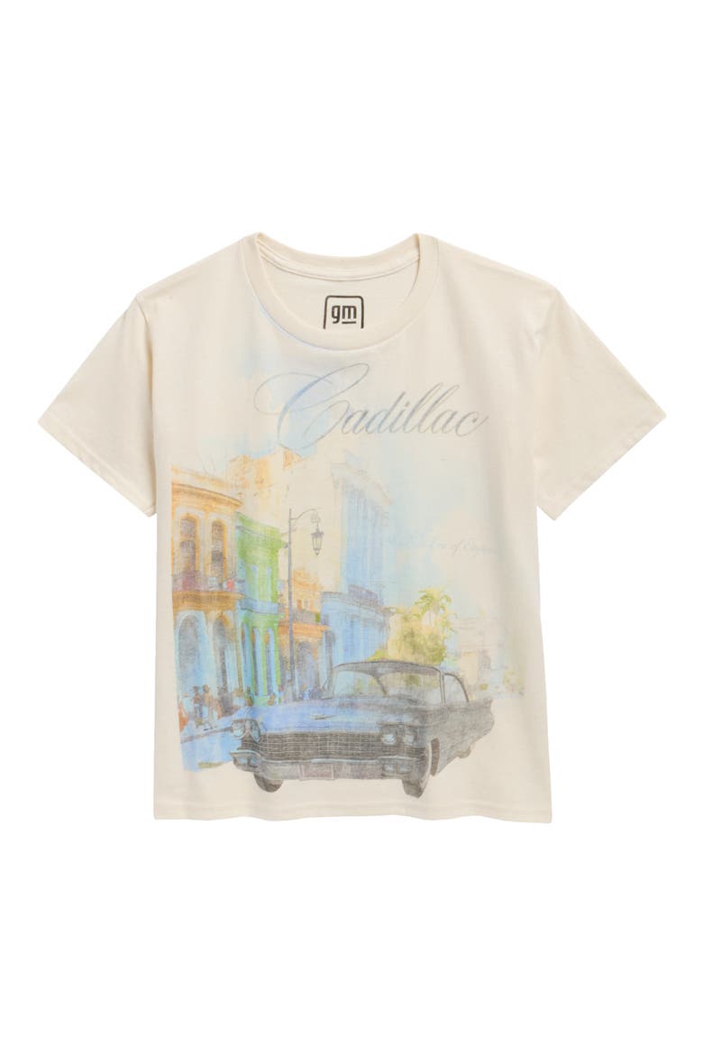 Kids' Cadillac Elegance Graphic T-Shirt, Main, color, NATURAL