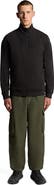 Lyle & Scott Panelled Hybrid Quarter Zip Sweatshirt