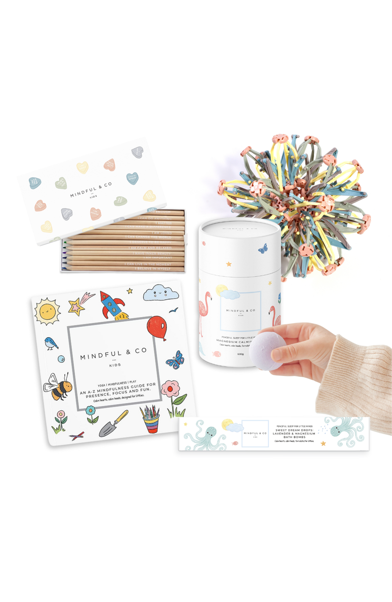 Mindful & Co Kids Dreamy Bedtime Ritual Bundle, Main, color, White