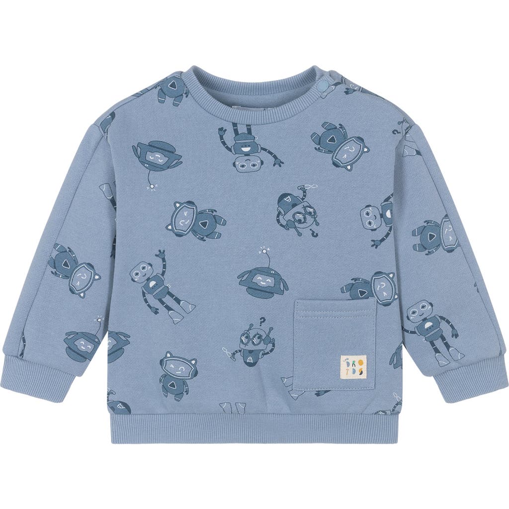 Mayoral Robot-print Sweatshirt In Blue