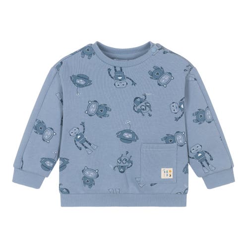 Mayoral Robot Print Sweatshirt in Blue 