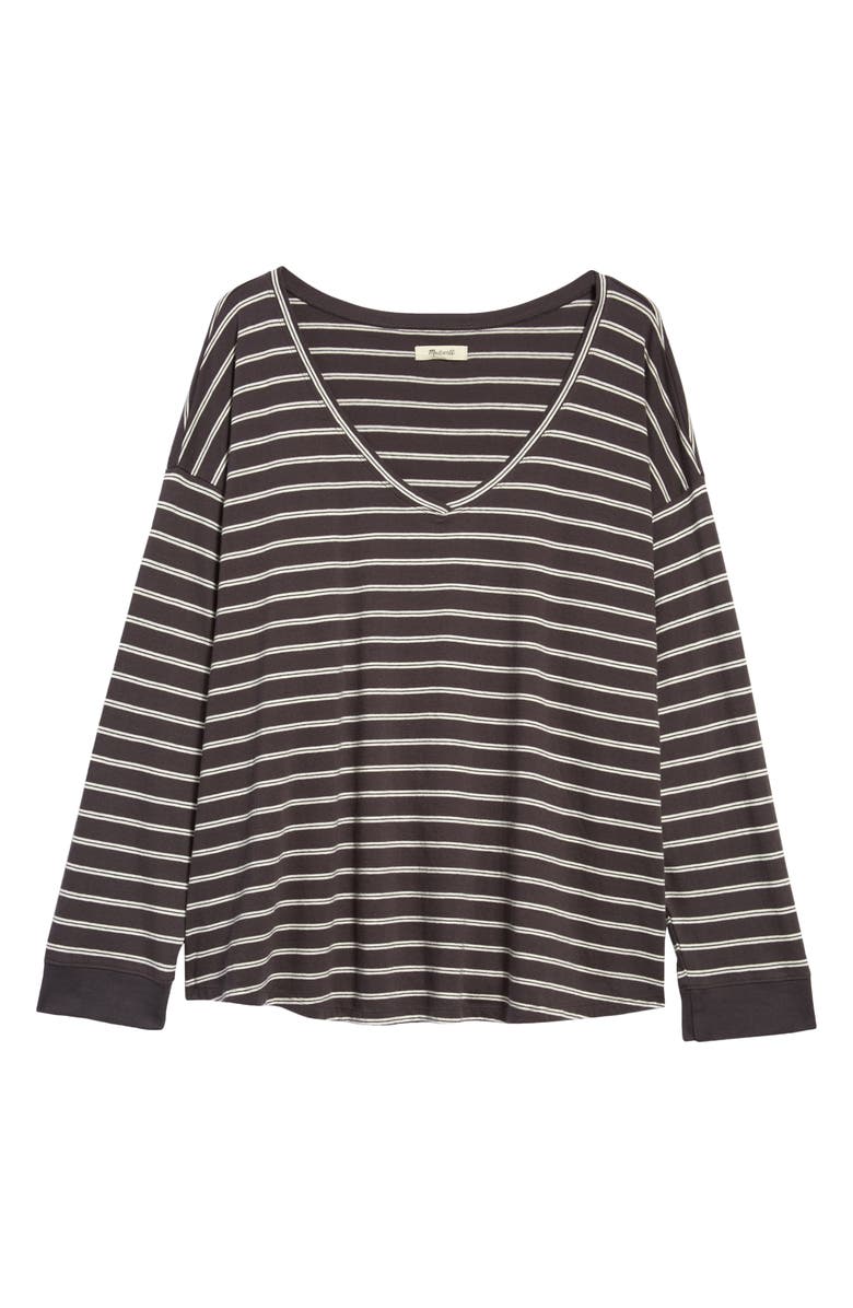 Madewell Softfade Cotton V-Neck Relaxed T-Shirt, Main, color, 
