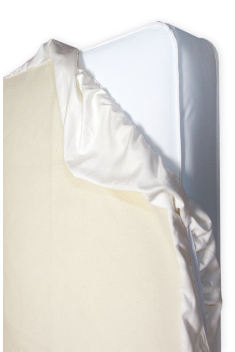 Organic Cotton Waterproof Fitted Crib Protector Pad, Main, color, NATURAL