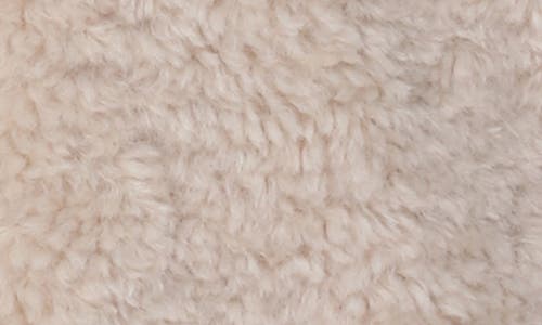 Rain And Rose High Pile Fleece Bomber Jacket In Neutral