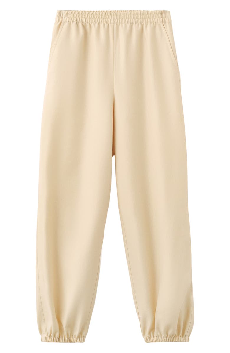 MANGO Balloon Sweatpants, Alternate, color, Ecru
