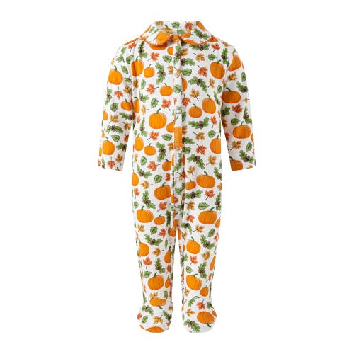 Rachel Riley Pumpkin Footie In Multi