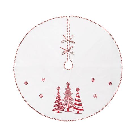 Peppermint Forest Tree Skirt