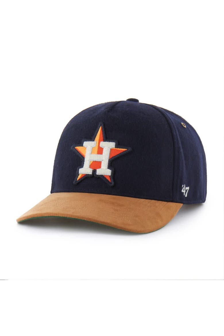 Men's '47  Navy Houston Astros Gold Age Hitch Adjustable Hat, Alternate, color, Navy