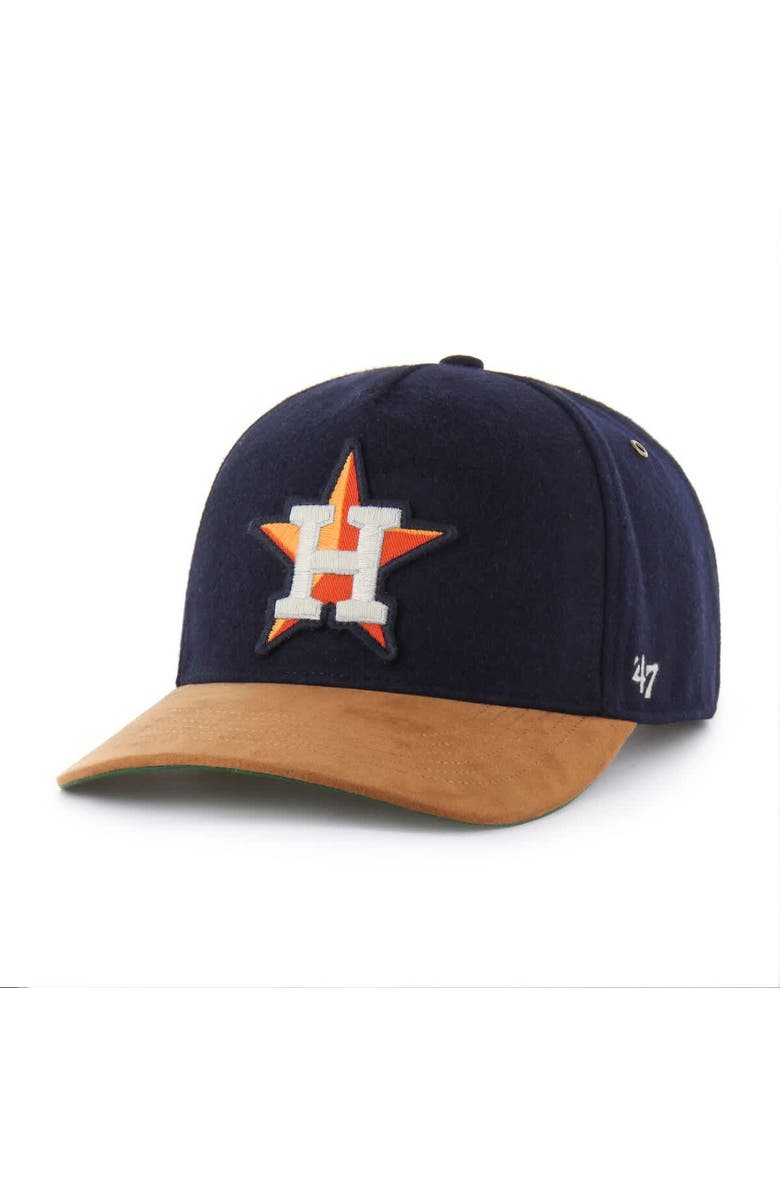 '47 Men's '47  Navy Houston Astros Gold Age Hitch Adjustable Hat, Alternate, color, Navy