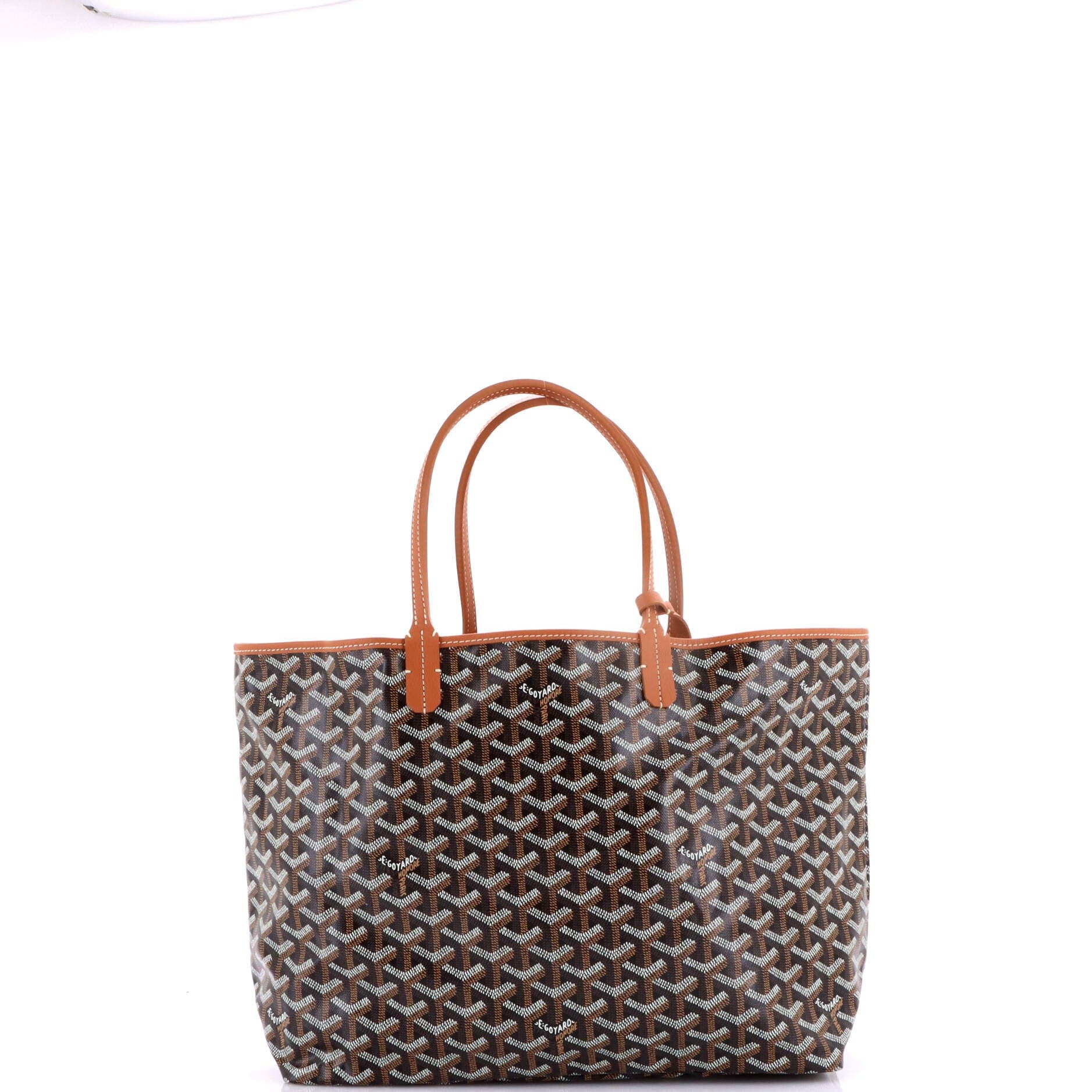 Pre-Owned Goyard Saint Louis Tote Coated Canvas PM, Alternate, color, Brown