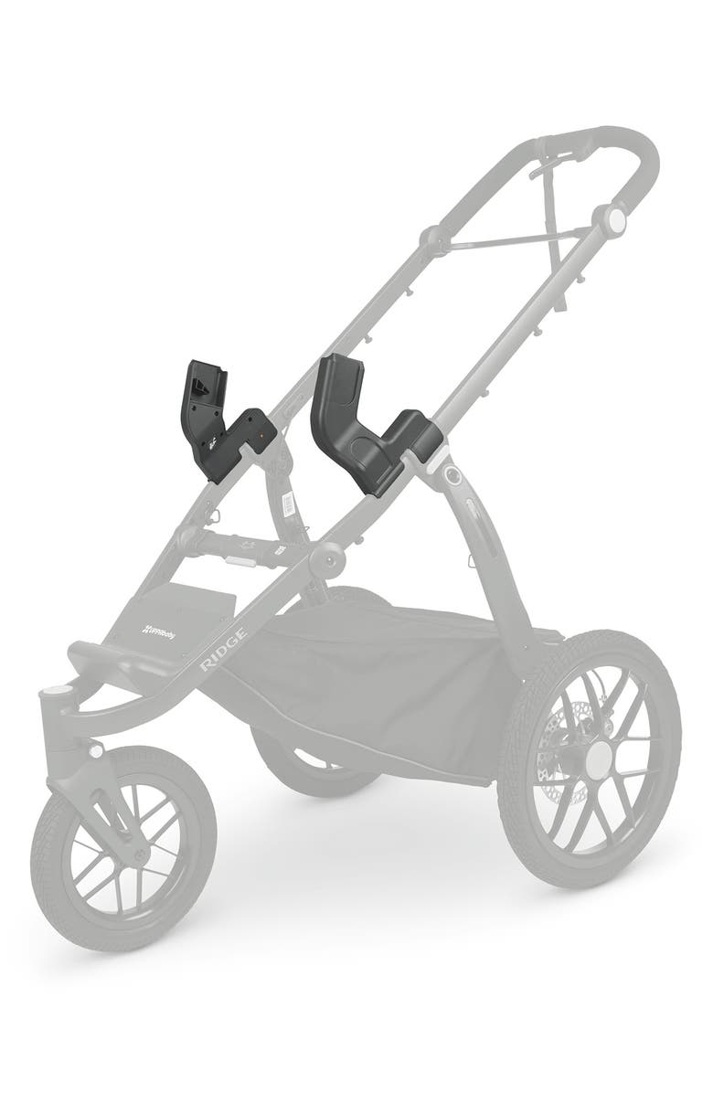UPPAbaby MESA Car Seat Adapters for RIDGE Jogger Stroller, Alternate, color, Black