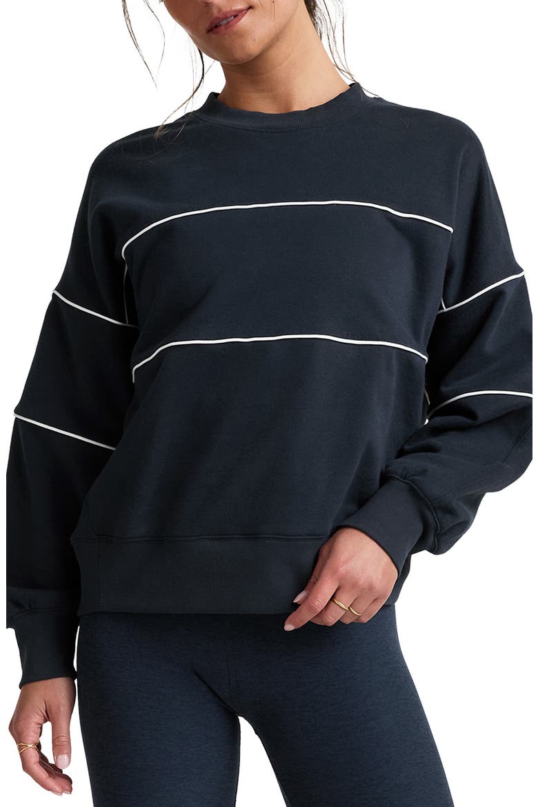 Piper Oversize LuxeFleece Sweatshirt, Main, color, NOCTURNAL NAVY