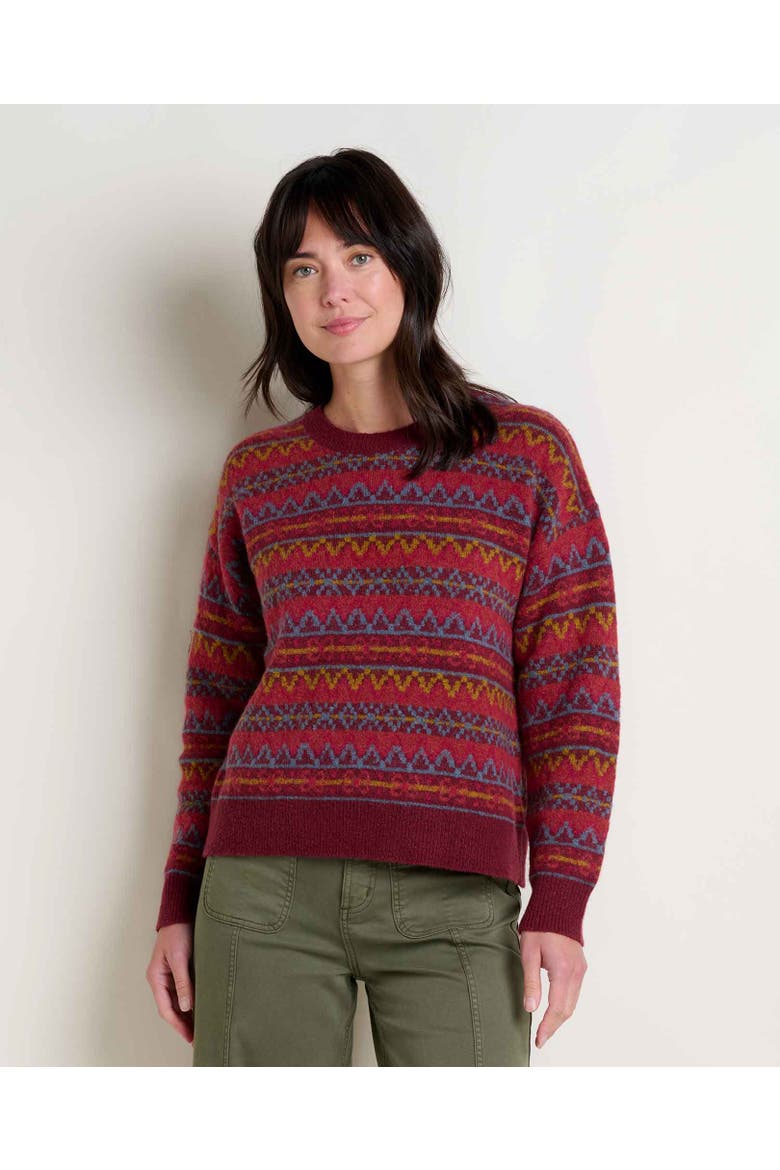 Women's Wasatch Crew Sweater, Main, color, Sundown