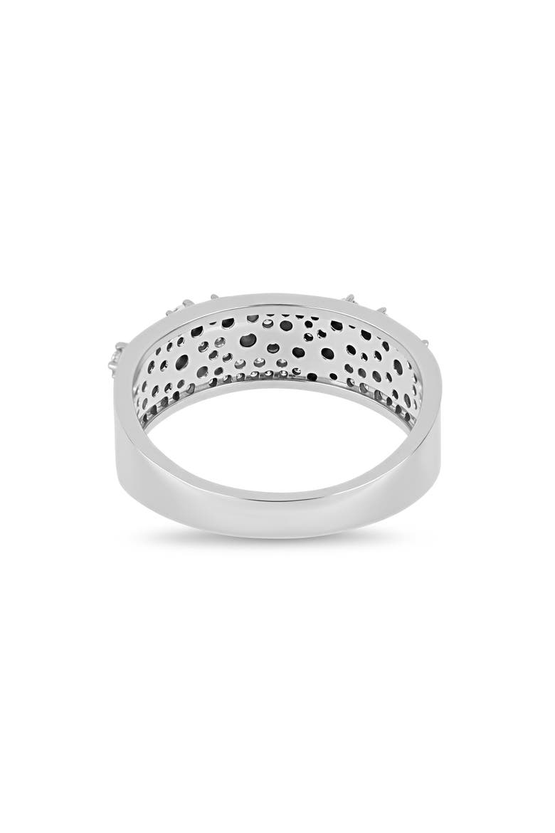 Mika Diamond Pavé Band Ring (Online Trunk Show), Alternate, color, WHITE