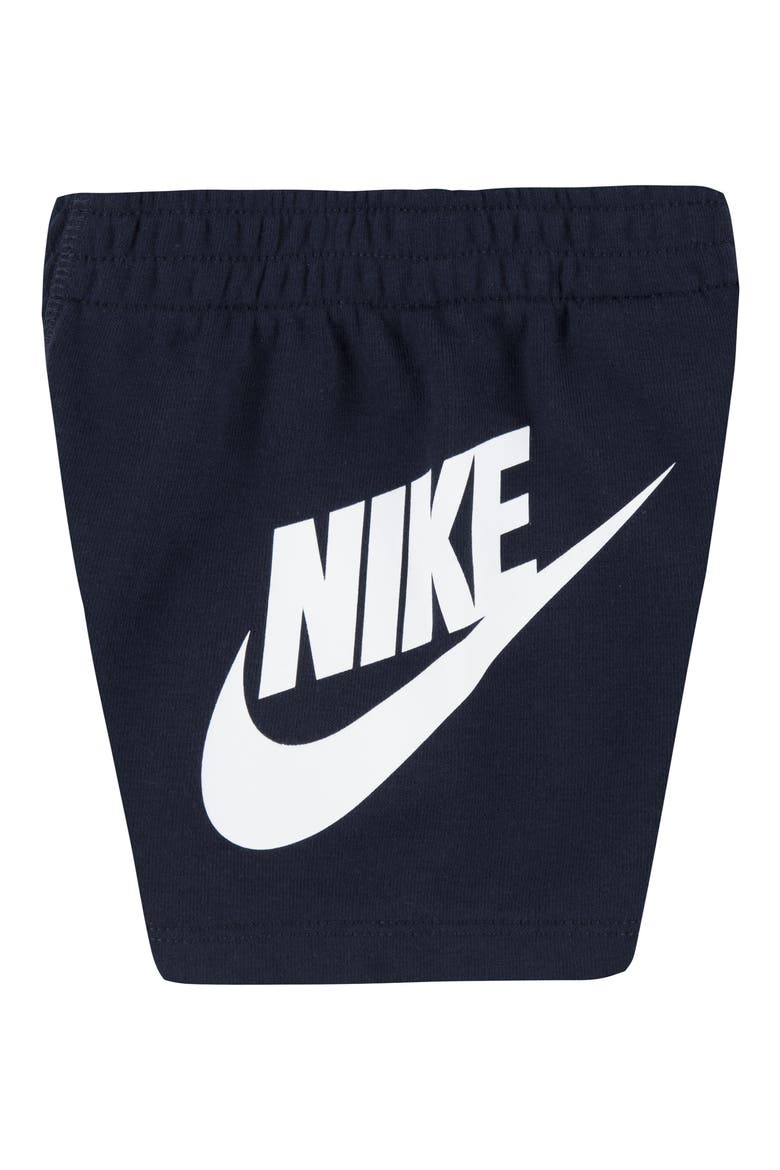 Logo T-Shirt & Shorts Set, Alternate, color, 695OBSIDIA