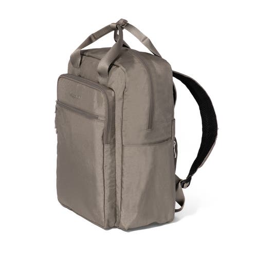 Baggallini Commuter Laptop Backpack In Sterling Shimmer