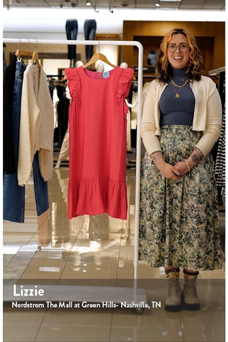 Flutter Sleeve Shift Dress video