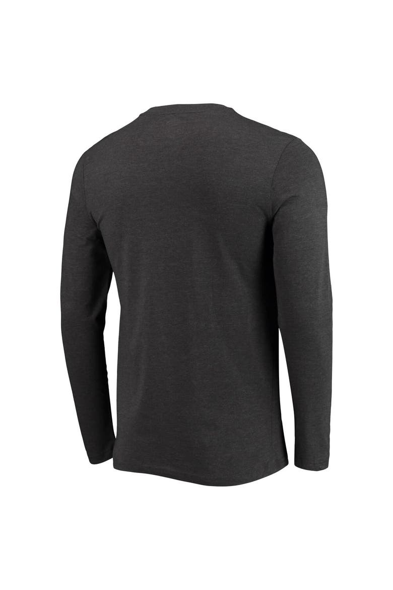 Men's Concepts Sport Scarlet/Heathered Charcoal Rutgers Scarlet Knights Meter Long Sleeve T-Shirt & Pants Sleep Set, Alternate, color, Scarlet