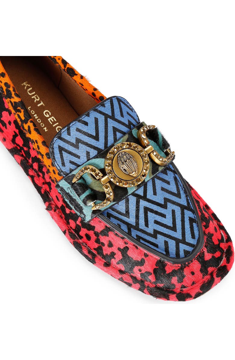 Kurt Geiger London Mansion Genuine Calf Hair Loafer, Alternate, color, Red Multi