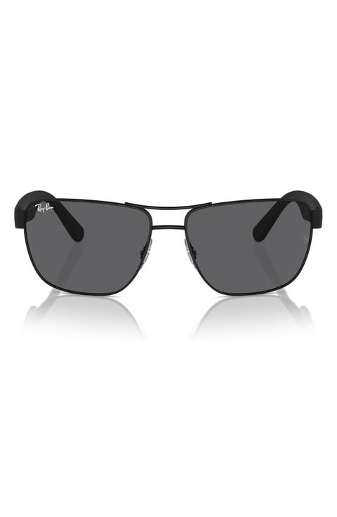 RB3745L 63mm Rectangular Sunglasses
