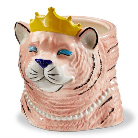 Eclectic Tiger Garden Planter