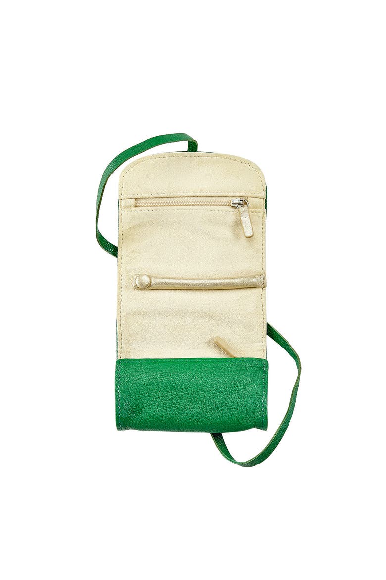 Small Jewelry Roll, Alternate, color, Green