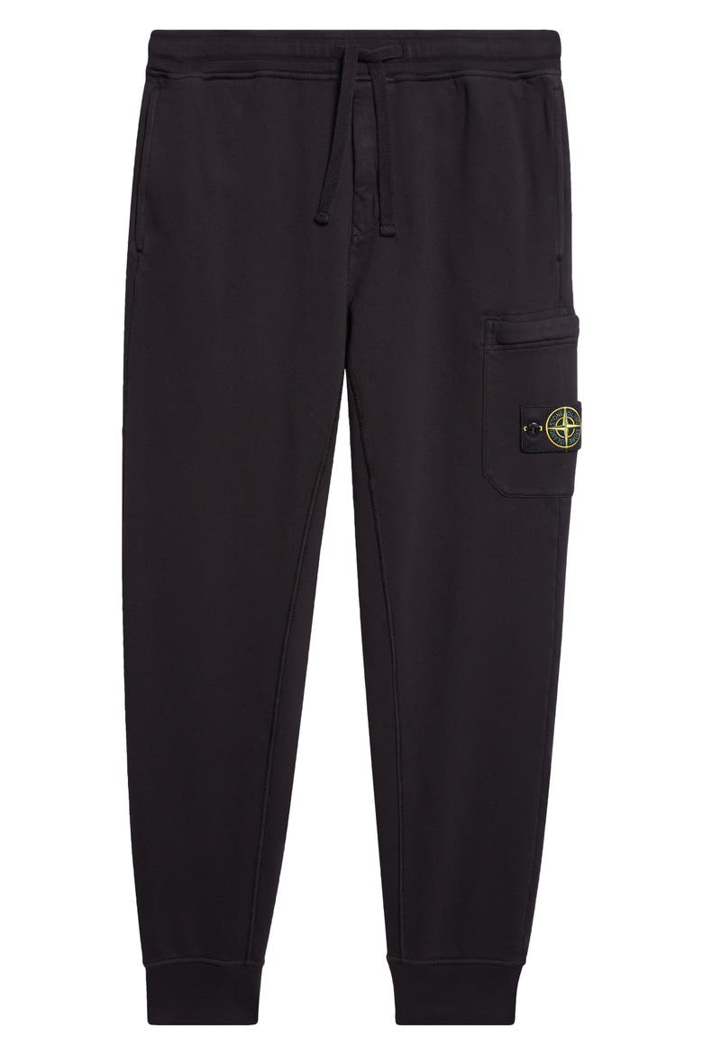 Cotton Sweatpants, Alternate, color, BLACK