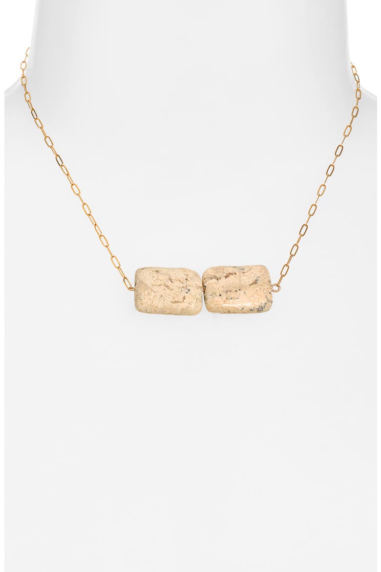 Godeissa Opal Bar Pendant Necklace, Alternate, color, OPAL
