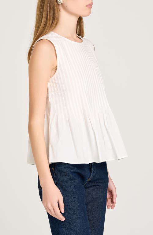 WAYF WAYF GWEN SLEEVELESS PLEATED PEPLUM TOP