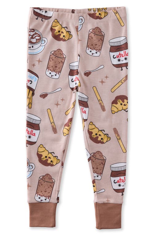 Butterblu Kids' Zen Print Fitted Organic Cotton Two-piece Pajamas