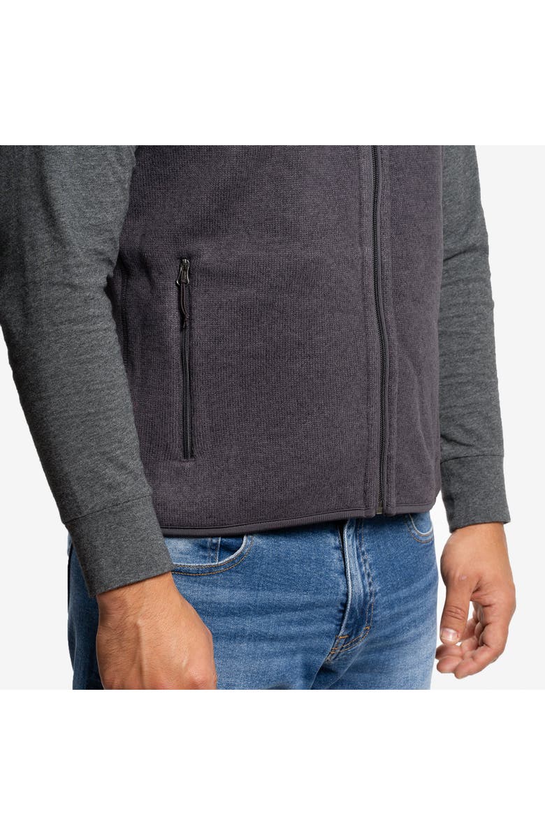 Peter Manning Polartec Fleece Vest, Alternate, color, Black