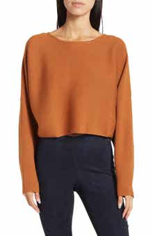Alexia Admor Ribbed Knit Dolman Sleeve Top