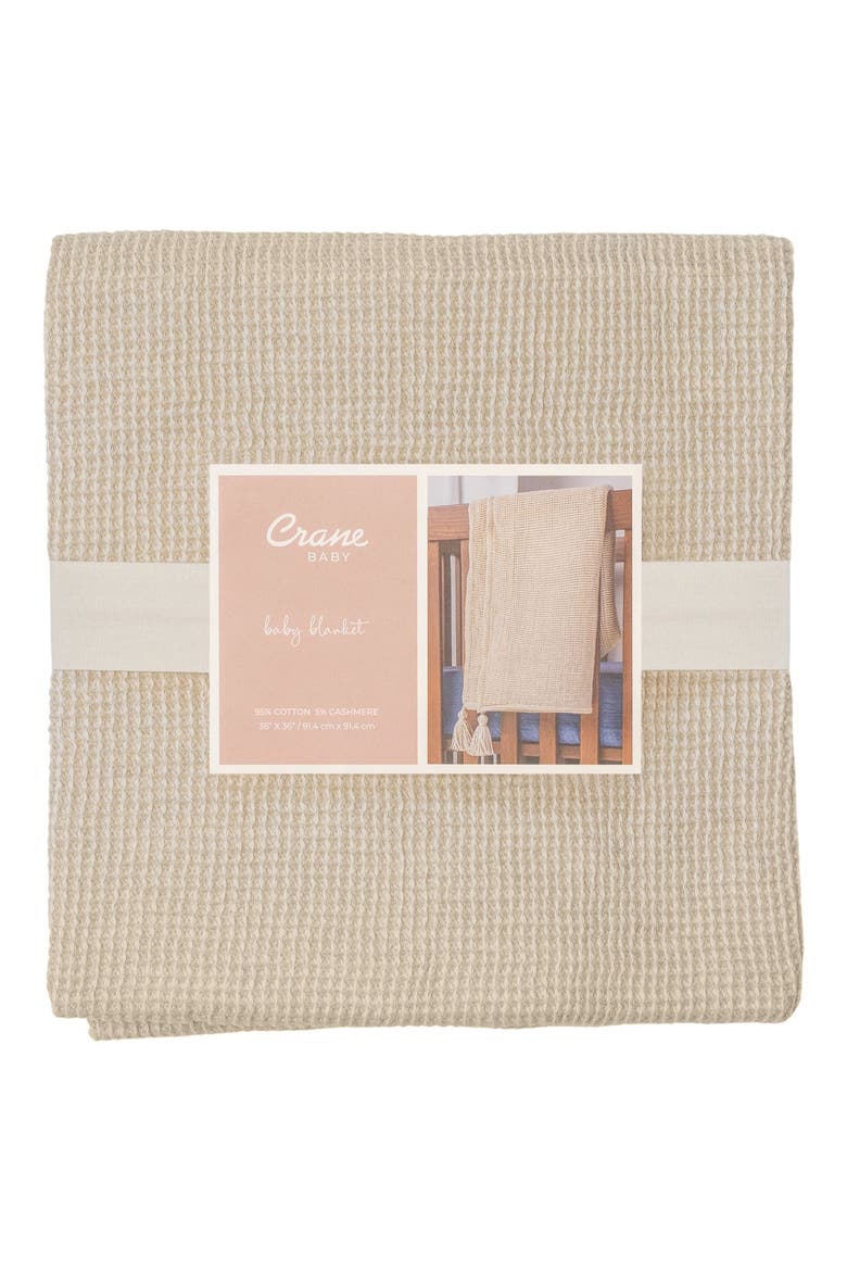 Luxe Cotton Baby Blanket, Alternate, color, HAZELWOOD