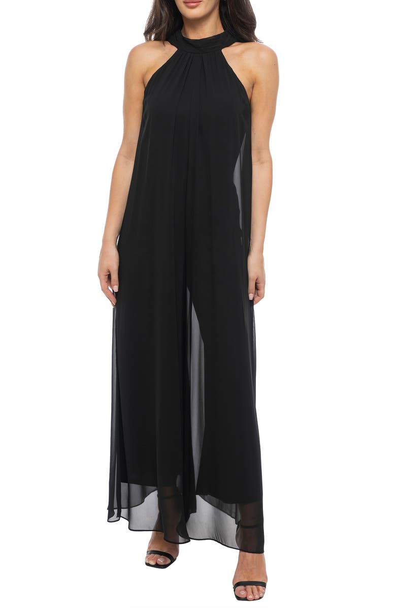 Marina Chiffon Wide Leg Jumpsuit, Main, color,