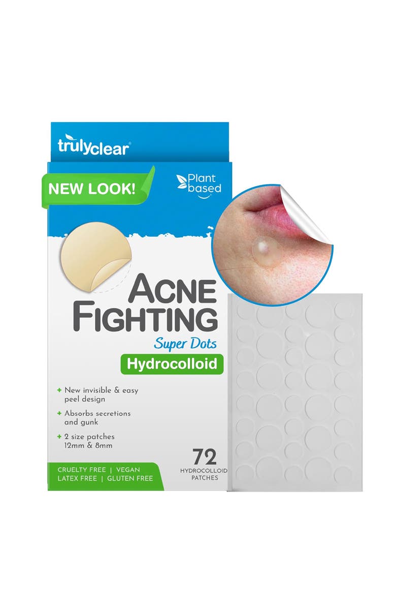 TRULY CLEAR Hydrocolloid Acne Dots 72Ct 2 Sizes, Alternate, color, Multicolored