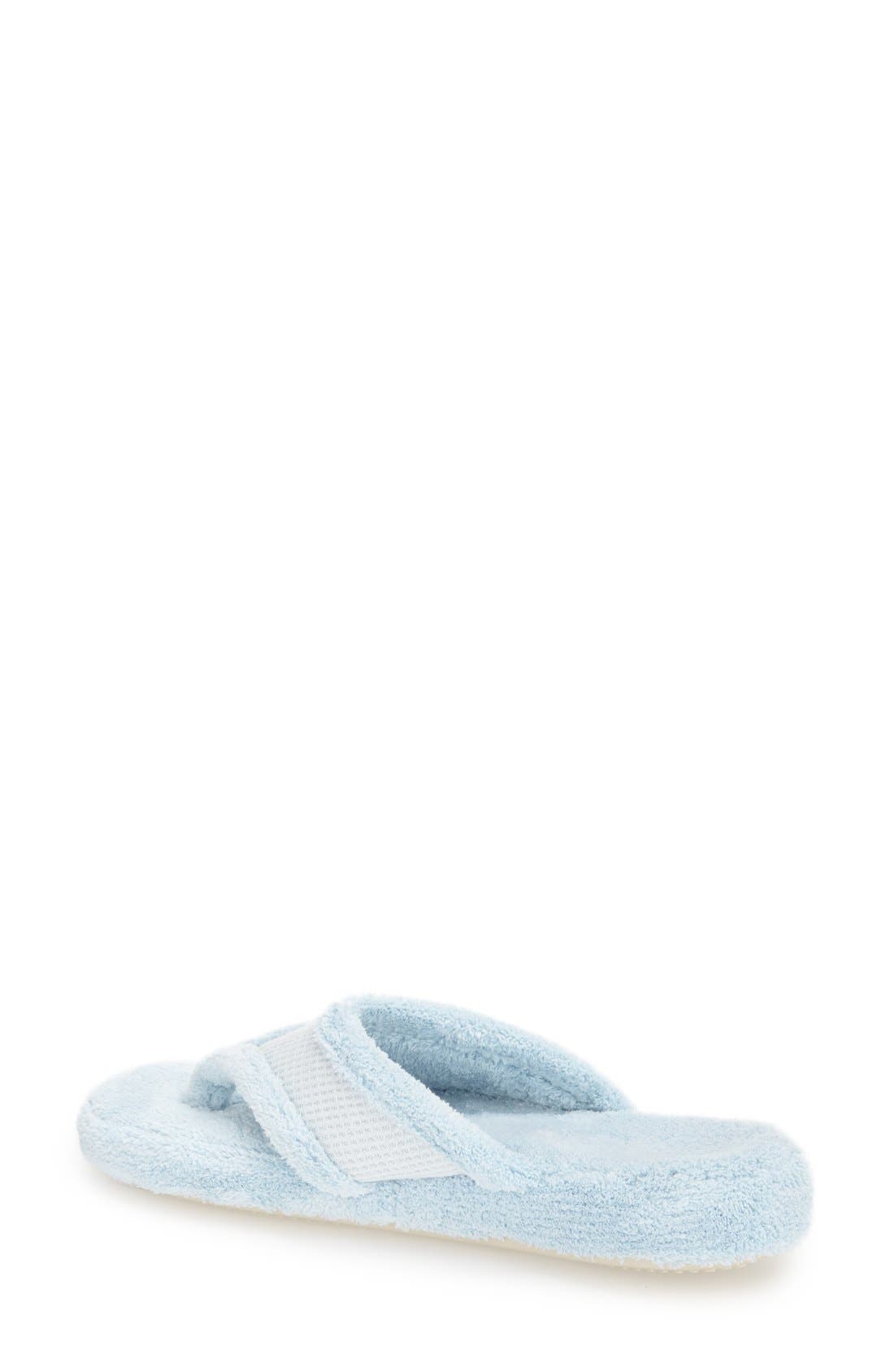 Acorn Waffle Spa Slipper, Alternate, color, Powder Blue